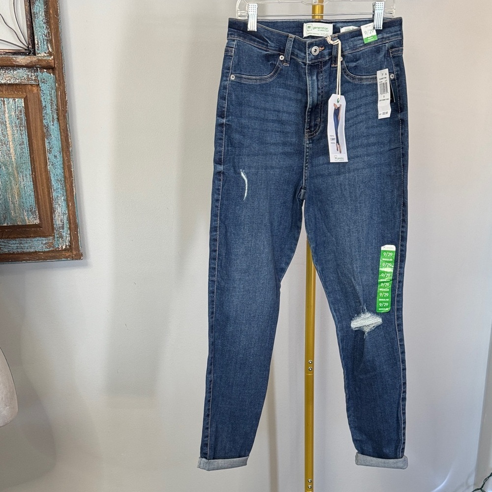 Re Generation denim Blue skinny Ankle Jeans NWT 9/29